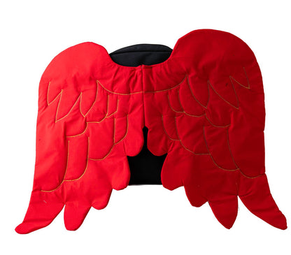 Large Red Angel Wings