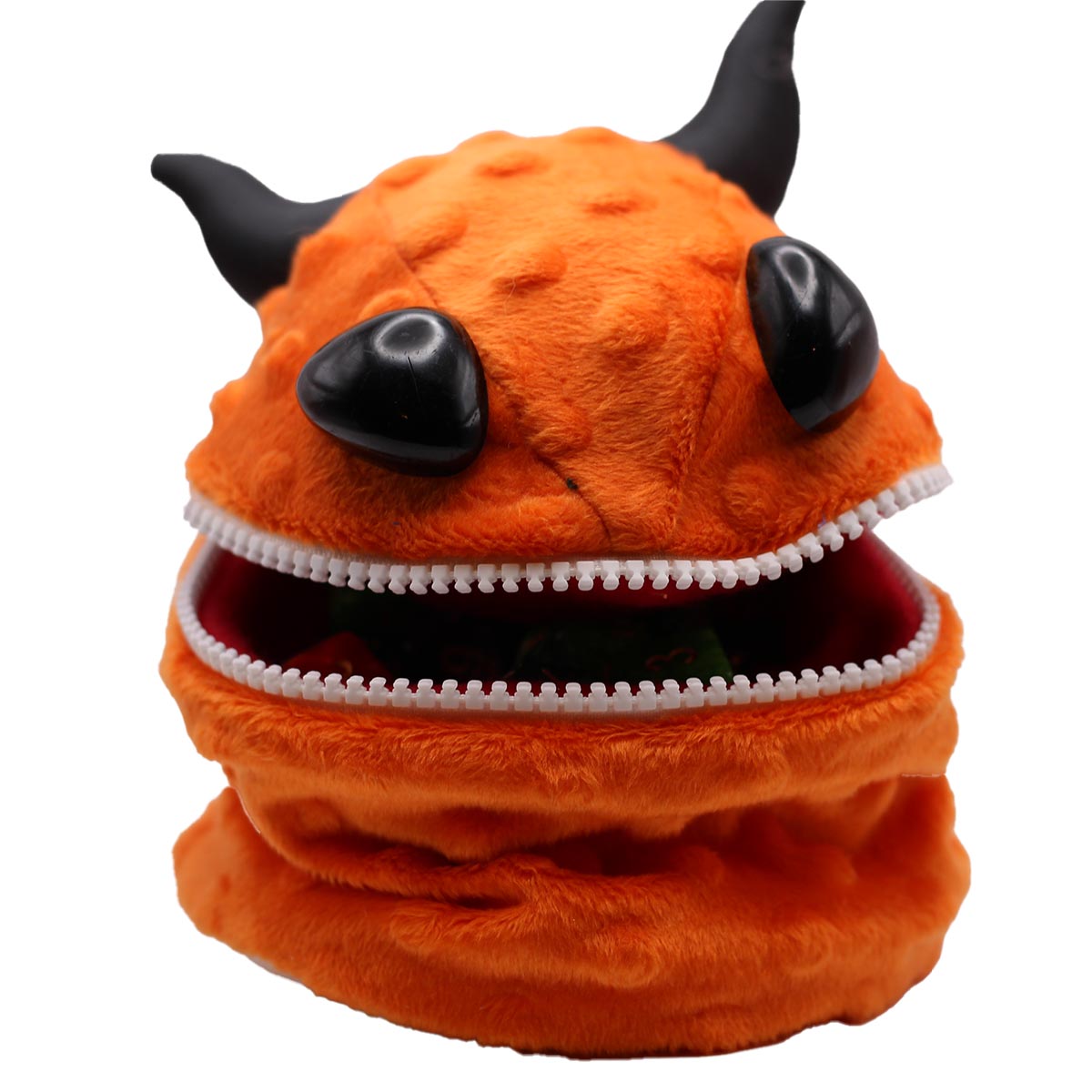 Orange Monster Dice Bag