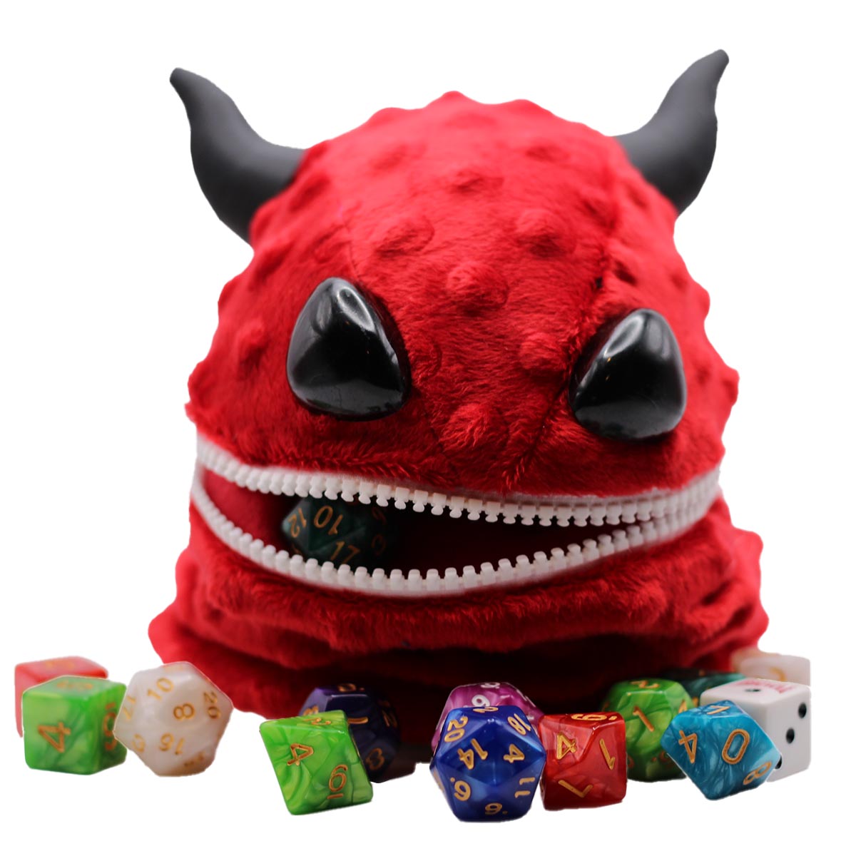 Red Monster Dice Bag