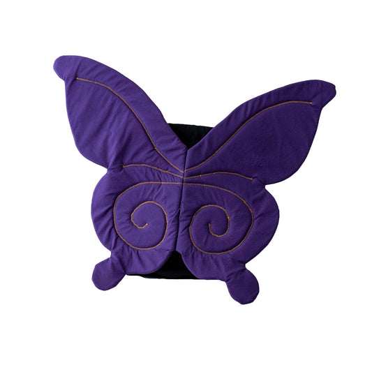 Dark Purple Butterfly Wing Backpack