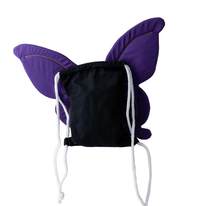 Dark Purple Butterfly Wing Backpack