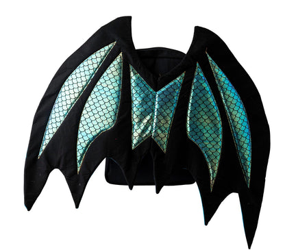 Large Teal Dragon Wing Backpack