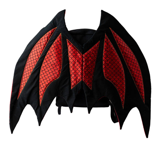 Large Red Dragon Wing Backpack
