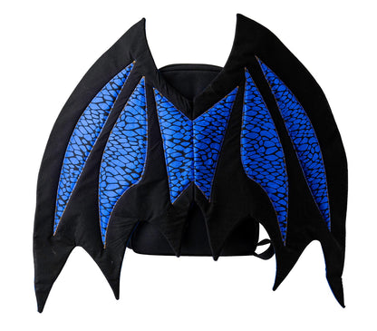 Large Blue Dragon Wing Backpack